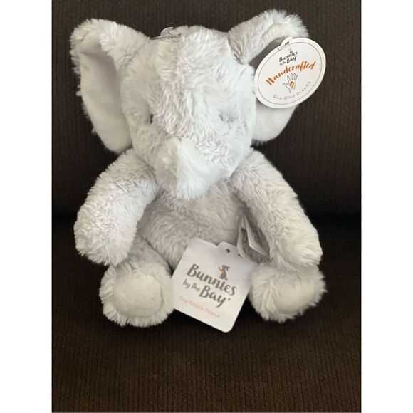 NWT Retired Bunnies by the Bay Tiny Nibble Peanut Elephant Baby Plush Gift - Picture 2 of 9